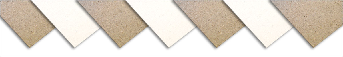beidseitig weiß HDF Holzplatte Stärke 5 mm 250 x 500 x 5,0 mm