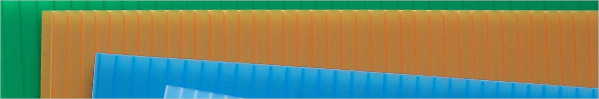 PP Stegplatten farblos und farbig