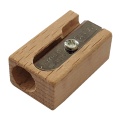 Wooden pencil sharpener