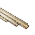 Brass U-Profile isosceles 1,0 x 1,0 mm