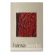 Paper Clips, plastic coating, red