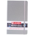 Sketchbook silver 13 x 21 cm