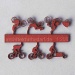 Bicycles type 2, 1:200, red