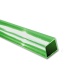 ASA Square Tubes, ext. 5 x 5 mm int. 4 mm, transparent green