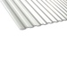 PS trapezoidal sheet 1:50 white, corrugation 2/3 mm