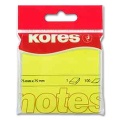 Sticky notes Kores neon yellow