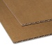 Fine corrugated board brown/brown