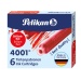Pelikan ink cartridges 4001 TP/6 brilliant red