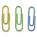 DURABLE paper clips, plastic coated, 26 mm