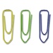 DURABLE paper clips, colored lacquered, pointed, 26 mm
