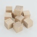Wooden cube beech 20 mm