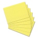 Index cards, DIN A8, lined, yellow