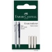 Spare eraser, pack of 3, Faber-Castell 131597