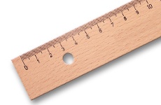 Ruler File Kunststofflineal 30 cm KUM L03 im Ordner abheftbar 