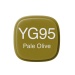 Copic marker YG95 pale olive