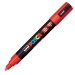 POSCA pigment marker PC-5M, red