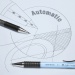 Mechanical pencil GRIP MATIC 1375 sky blue 0.5 mm