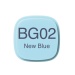 Copic marker BG02 new blue