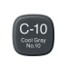 Copic marker C10 cool gray