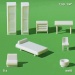 Furniture 1:50 for Bedroom / Nursary, white