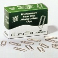 Durable Paper Clips, coppered, sharp, 26 mm