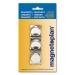 magnetoplan magnetic clip, 35 mm, silver, 3 pieces