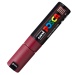 POSCA pigment marker PC-8K, wine red