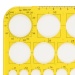 Technician circle template for circles 1 to 36 mm
