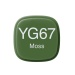 Copic marker YG67 moss