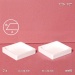 Shower trays, white, 1:25, 2 pieces