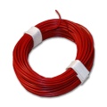 Copper stranded wire red - extra thin