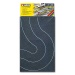 Universal curve federal road, 2 pieces, 80 mm wide