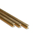Brass H-Profile 3,0 x 3,0 mm