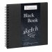Skizzenbuch Black Book 23,5 x 23,5 cm