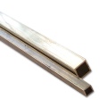 Brass Rectangular Tube square 4,0 x 4,0 mm