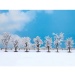 Winter trees 8-10 cm 7 pieces