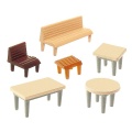Tische, Stühle und Bänke 1:160