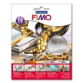 Fimo Leaf Metal Silver, 10 Sheets