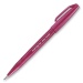 Pentel Sign Pen Brush burgundy red