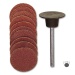Rubber disc, 18 mm, with 10 grinding wheels