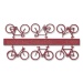 Bicycles, 1:100, dark red