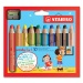 stabilo Woody case of 10 with sharpener