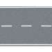 Federal road, gray, 100 x 4 cm