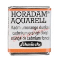 Horadam Watercolor 1/2 Pan cadmium orange dark