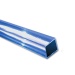 ASA Quadratrohr 6,0 mm, innen 5,0 mm, transparent blau