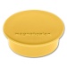 magnetoplan round magnet discofix color, yellow