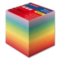 Noteblock 9 x 9 x 8,5 cm rainbow colored