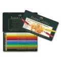 Polychromos Color Pencils - Metal Set with 12 Colors