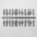 Figurenset Kinder, 1:100, transparent klar