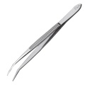 Pointed tweezers curved
